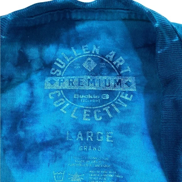 Sullen Art Collective Turquoise Tie Dye Graphic Tee - Picture 7 of 7
